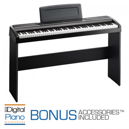 Korg SP170S Digital Piano & Stand - Black