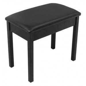On-Stage KB8802 Wooden Piano Bench - Black