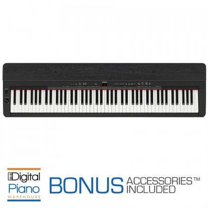 Yamaha P155 Digital Piano - Black/Ebony